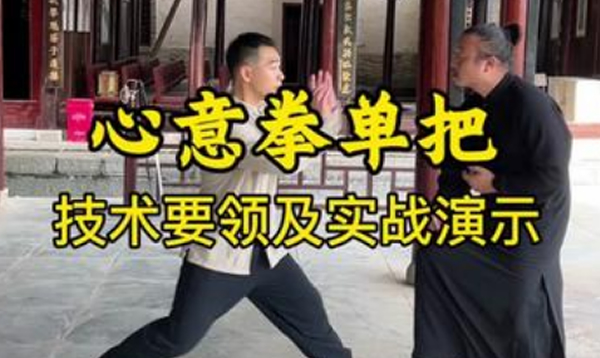 心意拳单把技术要领及实战演示