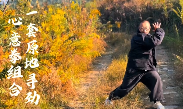 心意六合拳，原地练习反复循环，寻劲练体