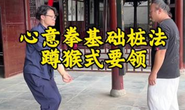 心意拳基础桩法蹲猴式技术要领